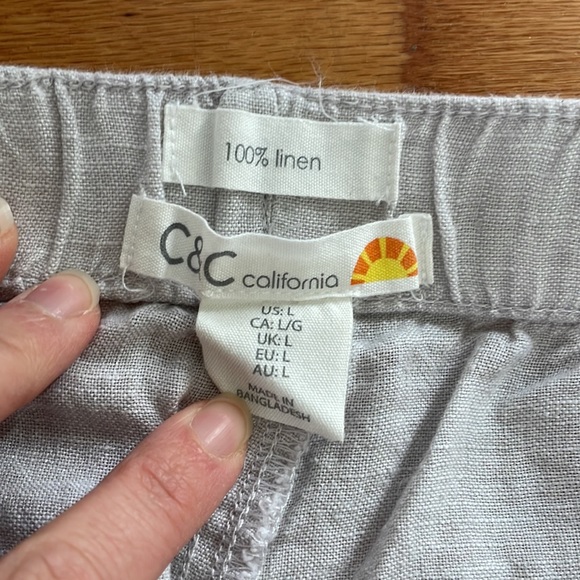 Linen Drawstring Shorts - Picture 4 of 4